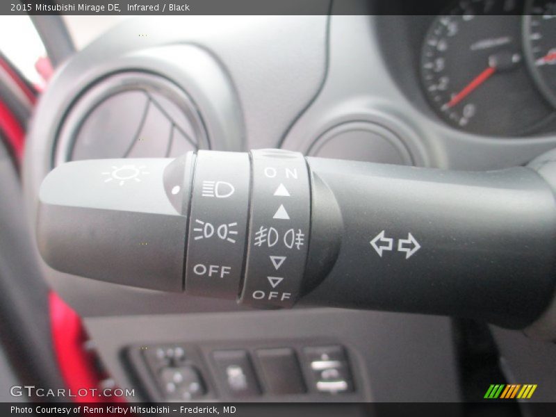Infrared / Black 2015 Mitsubishi Mirage DE