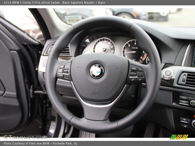 Black Sapphire Metallic / Black 2014 BMW 5 Series 535d xDrive Sedan