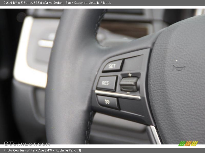 Black Sapphire Metallic / Black 2014 BMW 5 Series 535d xDrive Sedan