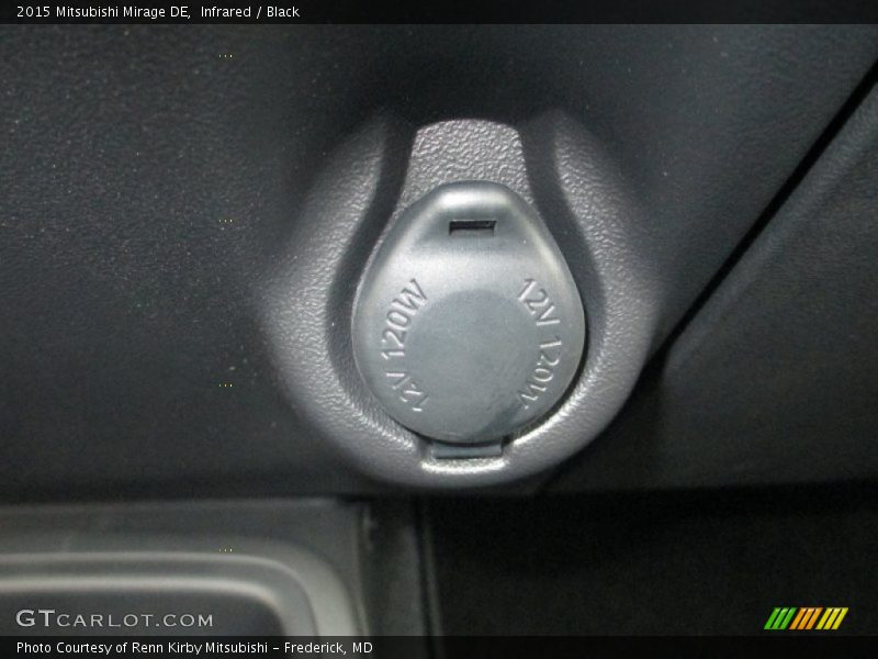 Infrared / Black 2015 Mitsubishi Mirage DE