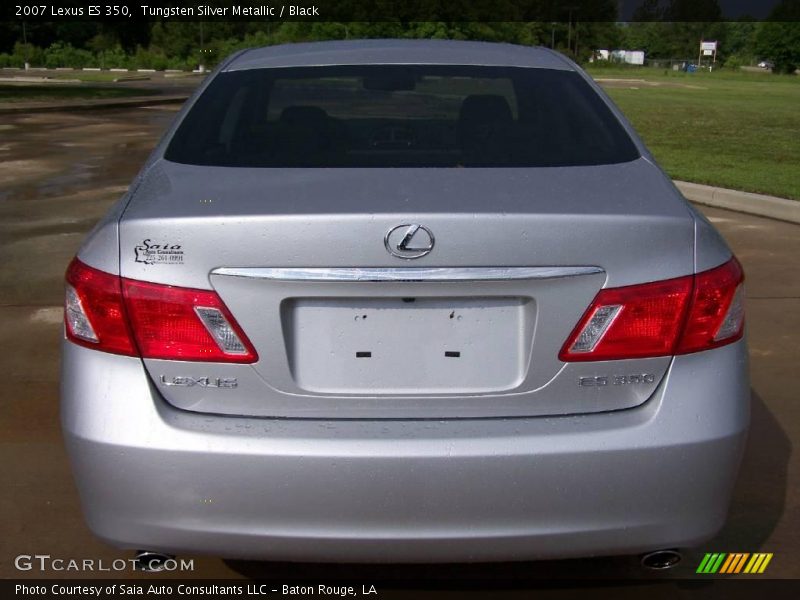 Tungsten Silver Metallic / Black 2007 Lexus ES 350