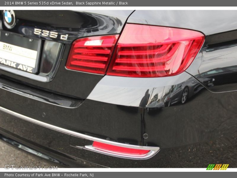 Black Sapphire Metallic / Black 2014 BMW 5 Series 535d xDrive Sedan