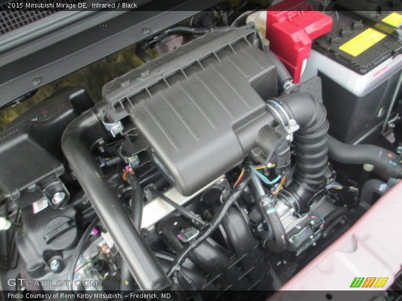 Infrared / Black 2015 Mitsubishi Mirage DE
