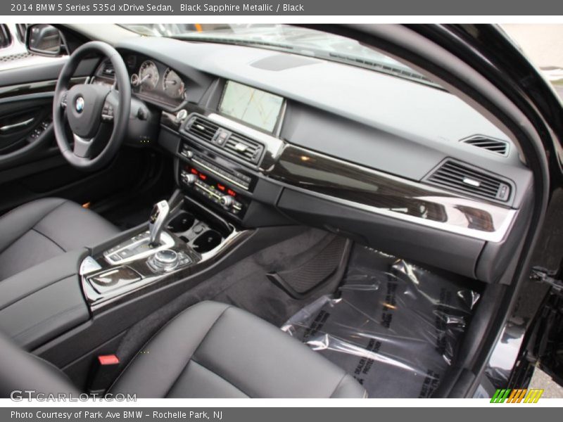 Black Sapphire Metallic / Black 2014 BMW 5 Series 535d xDrive Sedan