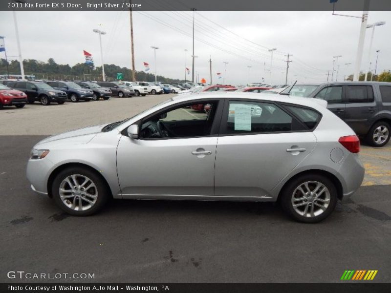 Bright Silver / Stone 2011 Kia Forte EX 5 Door