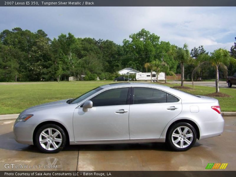 Tungsten Silver Metallic / Black 2007 Lexus ES 350