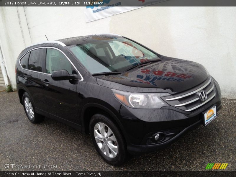 Crystal Black Pearl / Black 2012 Honda CR-V EX-L 4WD