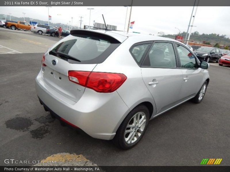 Bright Silver / Stone 2011 Kia Forte EX 5 Door