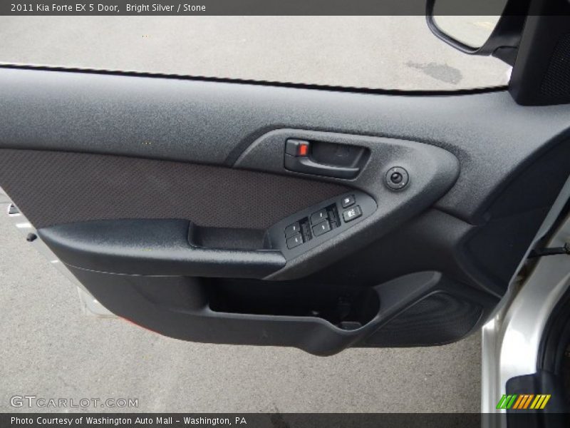 Bright Silver / Stone 2011 Kia Forte EX 5 Door