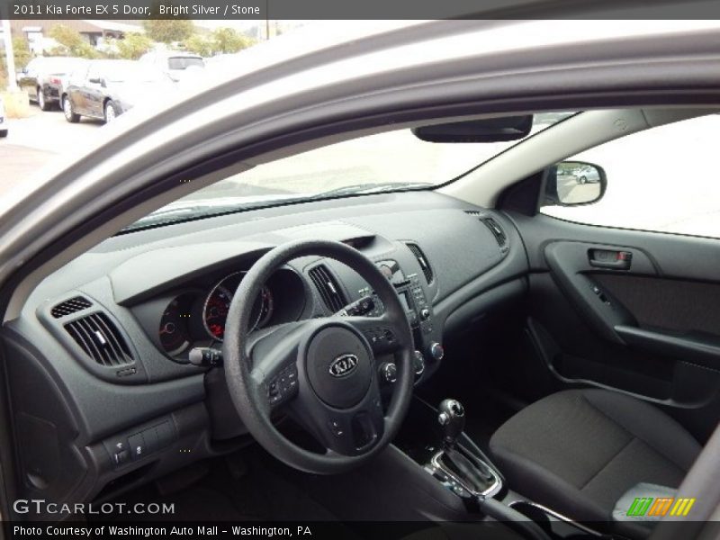 Bright Silver / Stone 2011 Kia Forte EX 5 Door