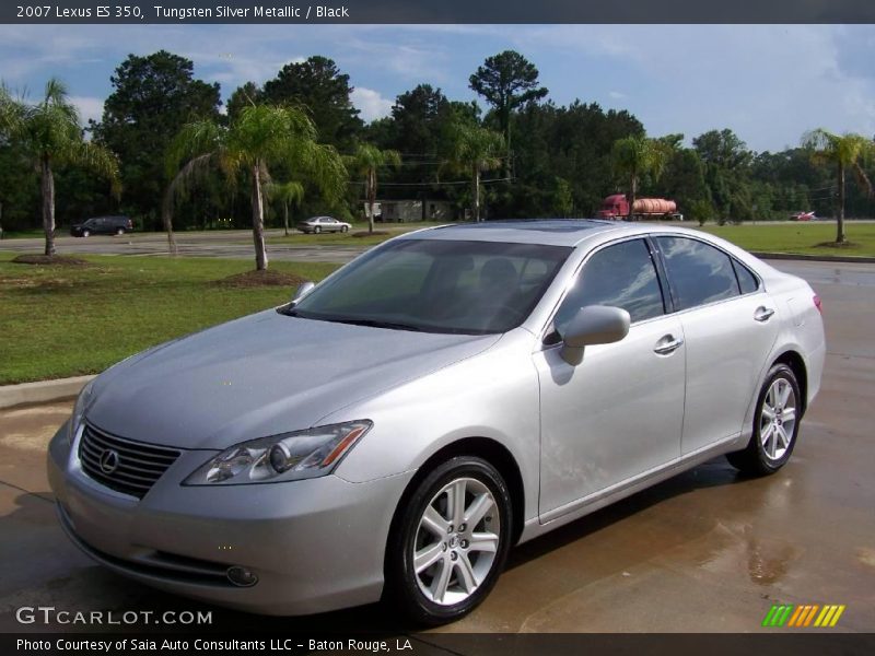Tungsten Silver Metallic / Black 2007 Lexus ES 350