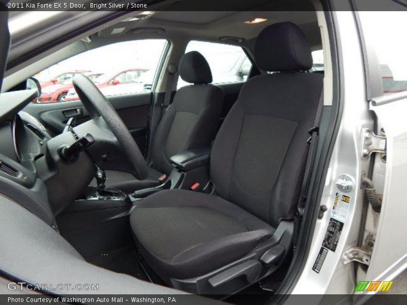 Bright Silver / Stone 2011 Kia Forte EX 5 Door