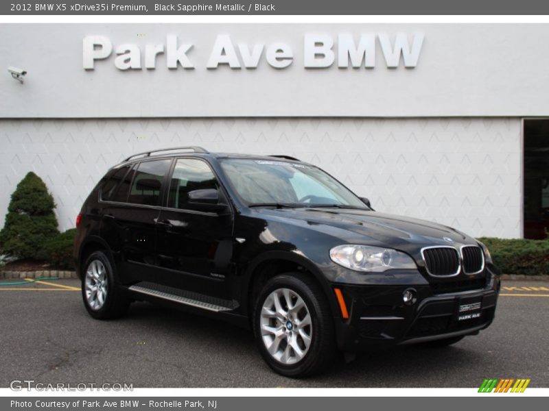 Black Sapphire Metallic / Black 2012 BMW X5 xDrive35i Premium