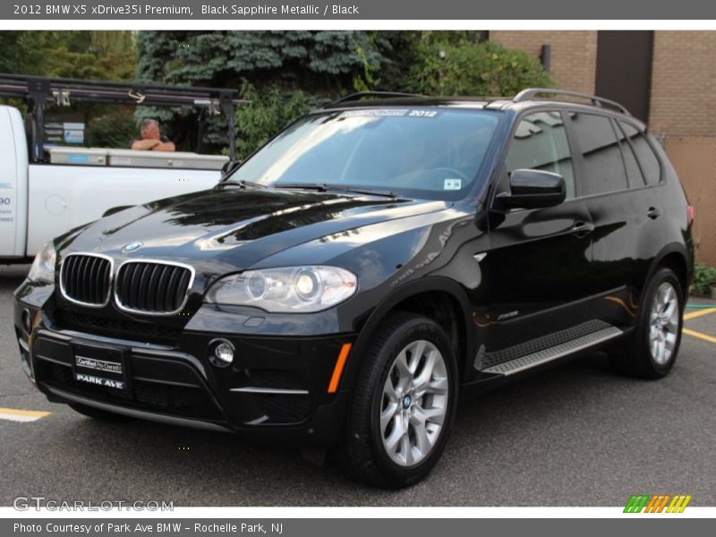 Black Sapphire Metallic / Black 2012 BMW X5 xDrive35i Premium