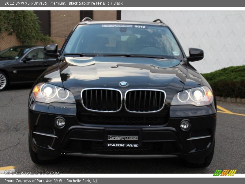 Black Sapphire Metallic / Black 2012 BMW X5 xDrive35i Premium