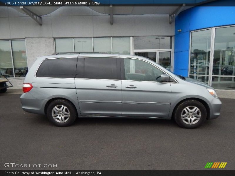 Slate Green Metallic / Gray 2006 Honda Odyssey EX-L