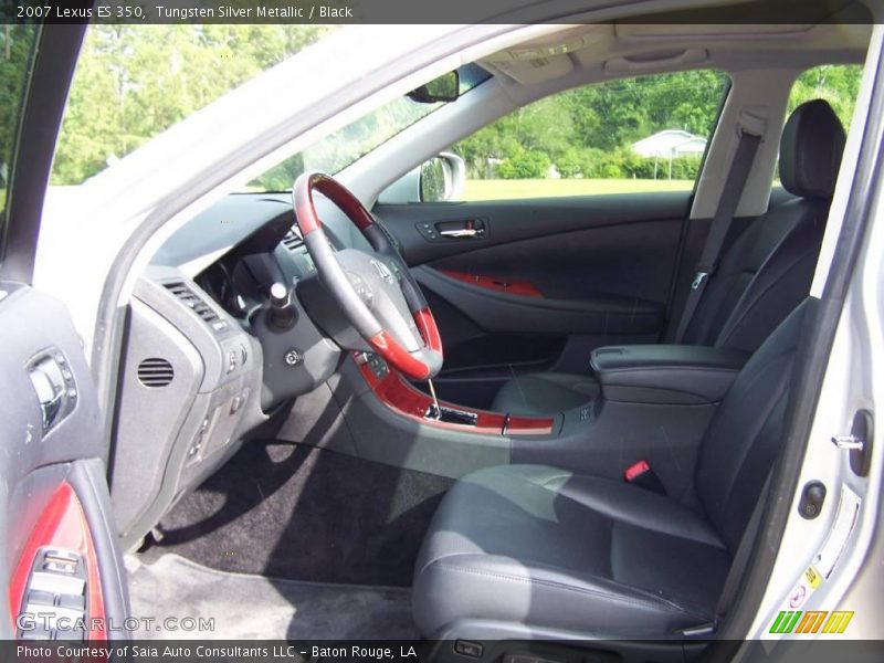 Tungsten Silver Metallic / Black 2007 Lexus ES 350