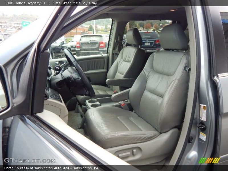 Slate Green Metallic / Gray 2006 Honda Odyssey EX-L