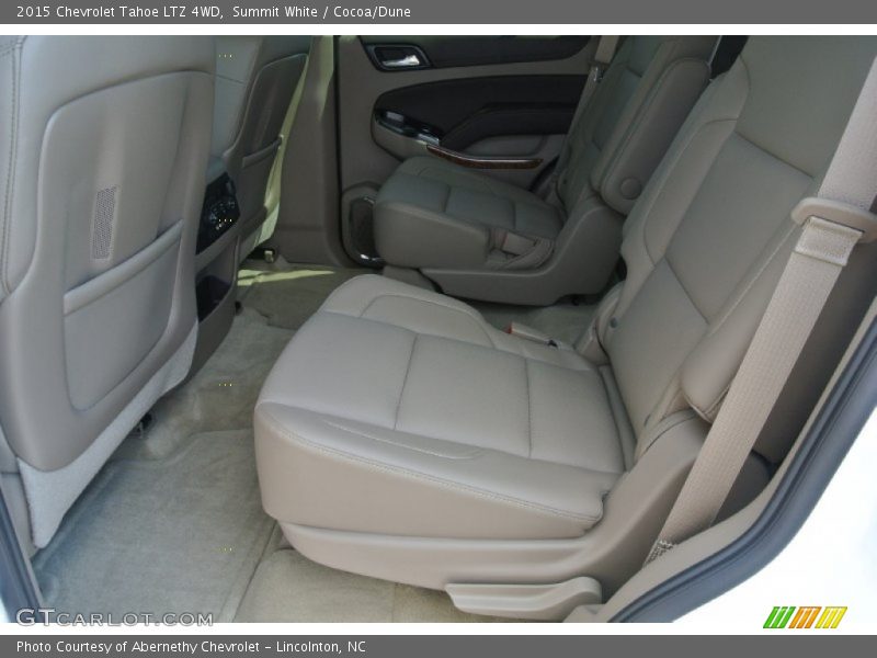 Summit White / Cocoa/Dune 2015 Chevrolet Tahoe LTZ 4WD