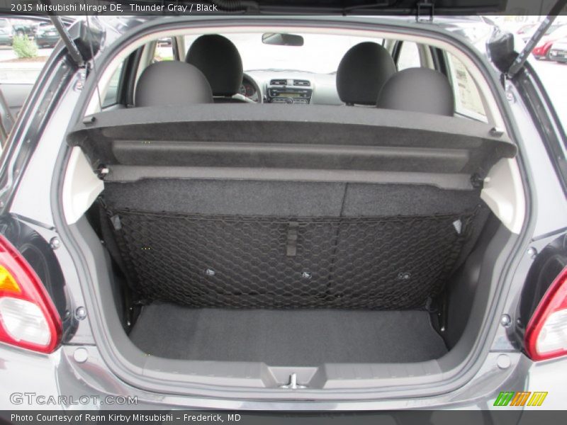 Thunder Gray / Black 2015 Mitsubishi Mirage DE