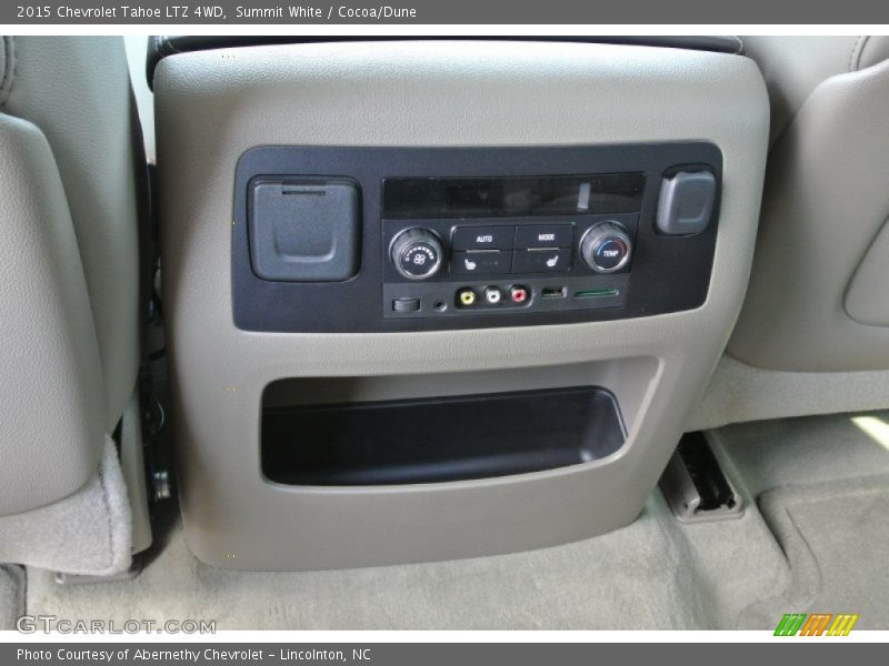 Summit White / Cocoa/Dune 2015 Chevrolet Tahoe LTZ 4WD