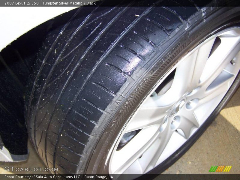 Tungsten Silver Metallic / Black 2007 Lexus ES 350