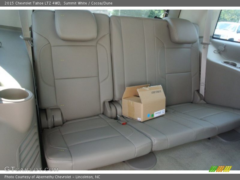 Summit White / Cocoa/Dune 2015 Chevrolet Tahoe LTZ 4WD