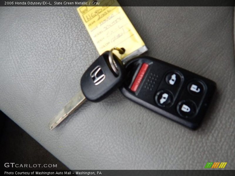 Slate Green Metallic / Gray 2006 Honda Odyssey EX-L