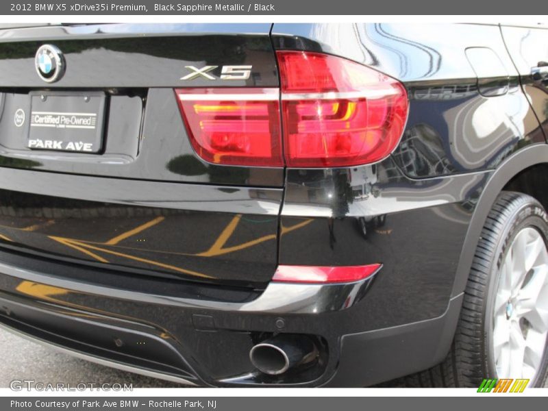 Black Sapphire Metallic / Black 2012 BMW X5 xDrive35i Premium
