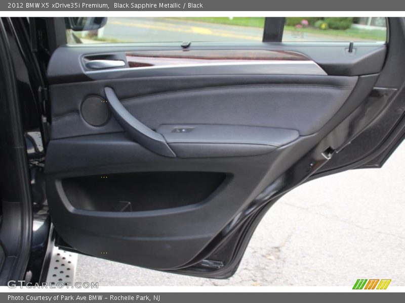 Black Sapphire Metallic / Black 2012 BMW X5 xDrive35i Premium