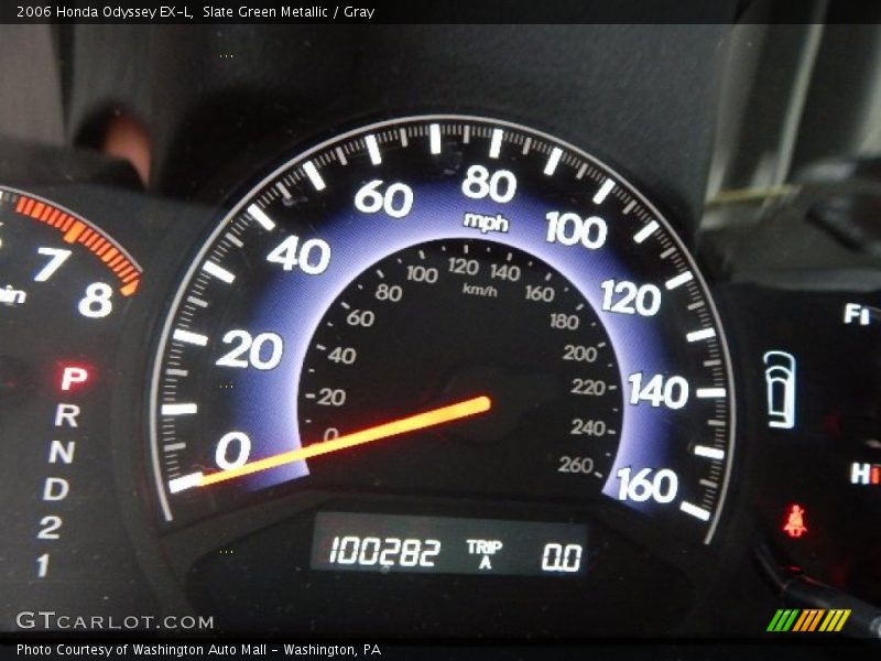 Slate Green Metallic / Gray 2006 Honda Odyssey EX-L
