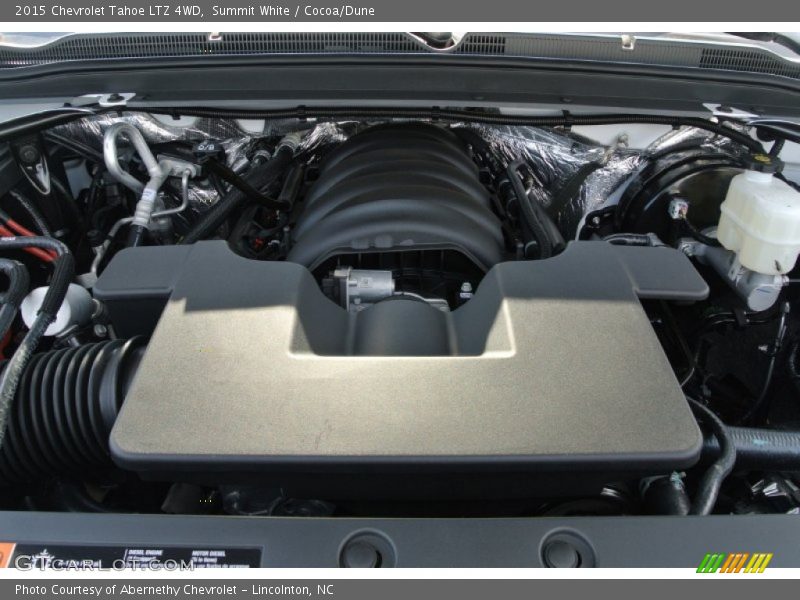Summit White / Cocoa/Dune 2015 Chevrolet Tahoe LTZ 4WD