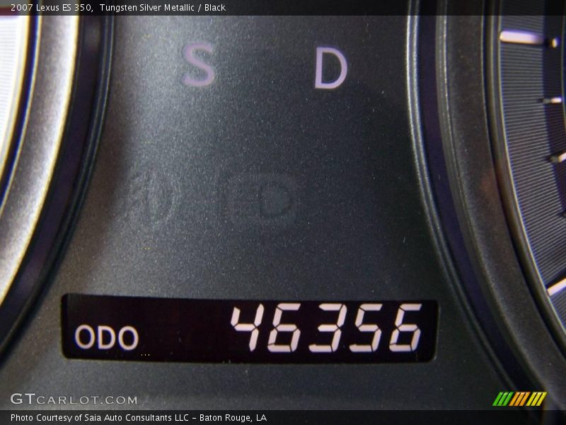 Tungsten Silver Metallic / Black 2007 Lexus ES 350