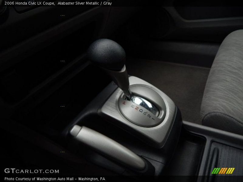 Alabaster Silver Metallic / Gray 2006 Honda Civic LX Coupe