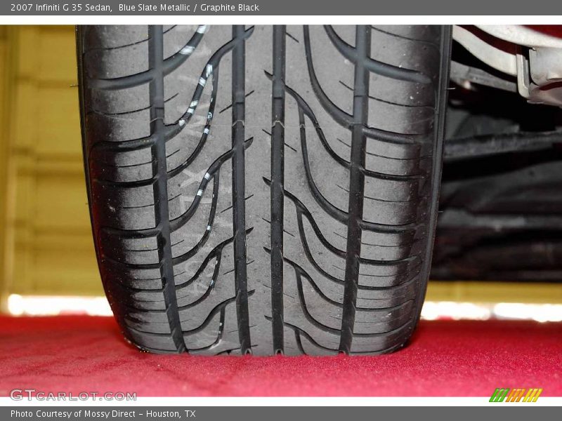Blue Slate Metallic / Graphite Black 2007 Infiniti G 35 Sedan