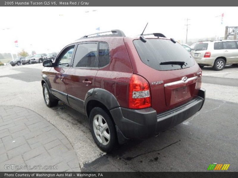 Mesa Red / Gray 2005 Hyundai Tucson GLS V6