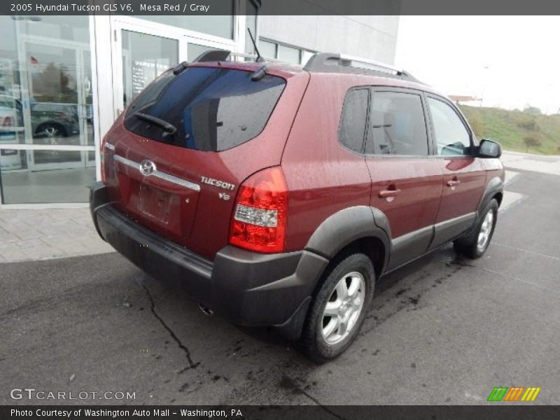 Mesa Red / Gray 2005 Hyundai Tucson GLS V6