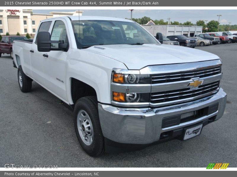 Summit White / Jet Black/Dark Ash 2015 Chevrolet Silverado 2500HD WT Crew Cab 4x4