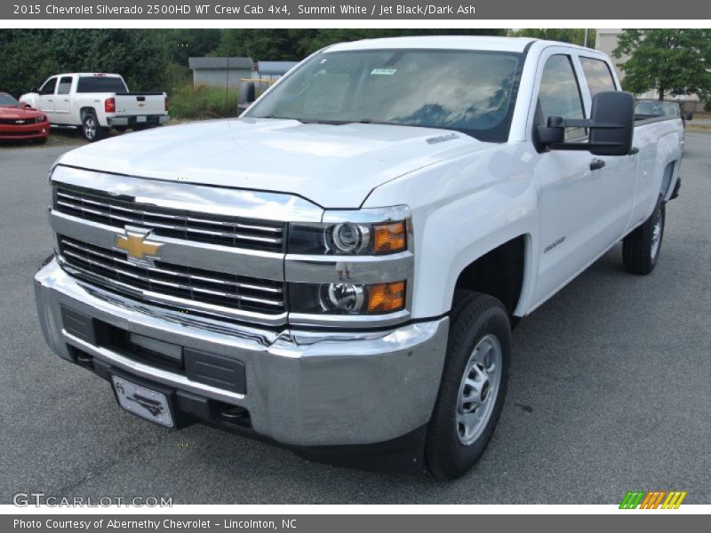 Summit White / Jet Black/Dark Ash 2015 Chevrolet Silverado 2500HD WT Crew Cab 4x4
