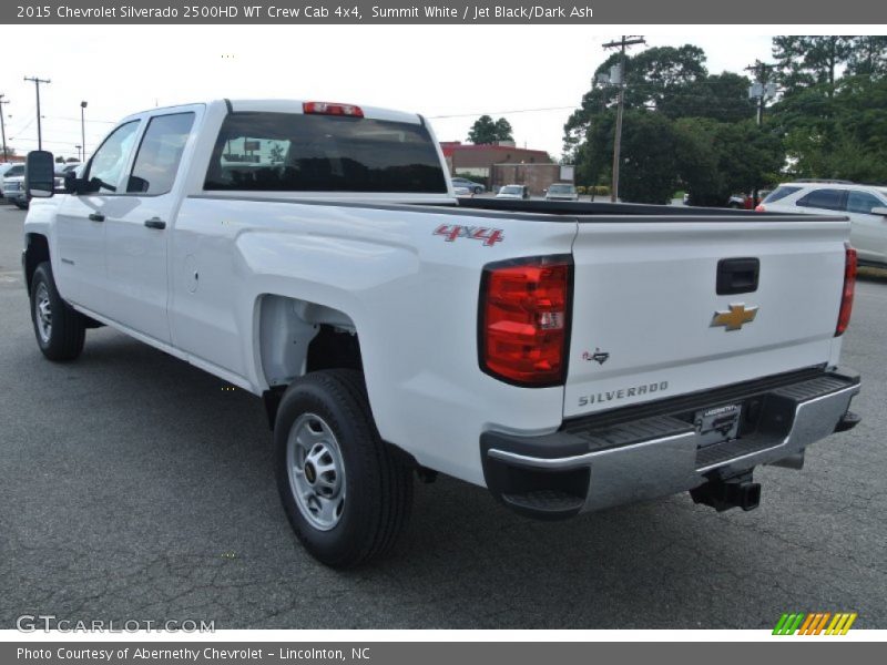 Summit White / Jet Black/Dark Ash 2015 Chevrolet Silverado 2500HD WT Crew Cab 4x4