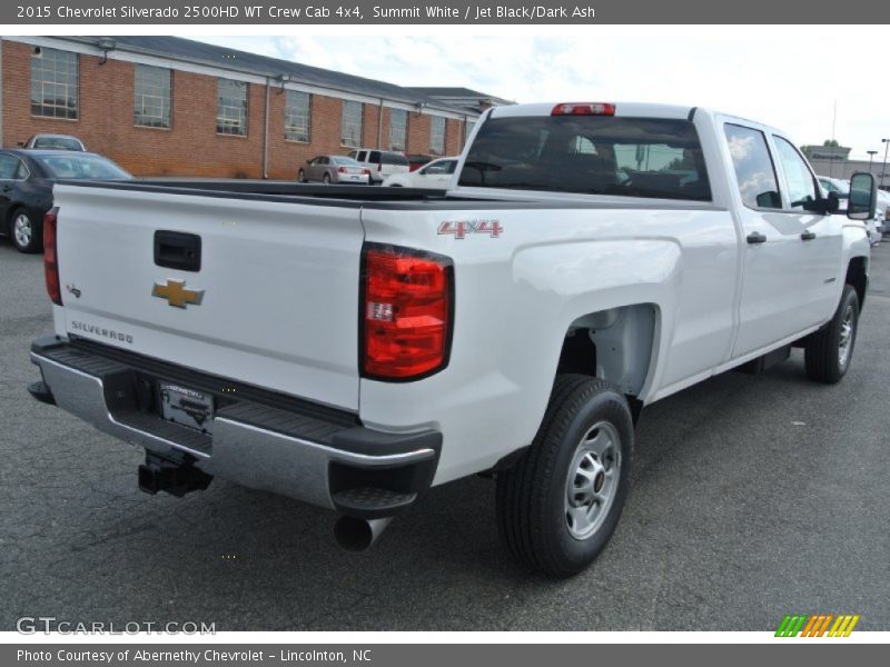 Summit White / Jet Black/Dark Ash 2015 Chevrolet Silverado 2500HD WT Crew Cab 4x4
