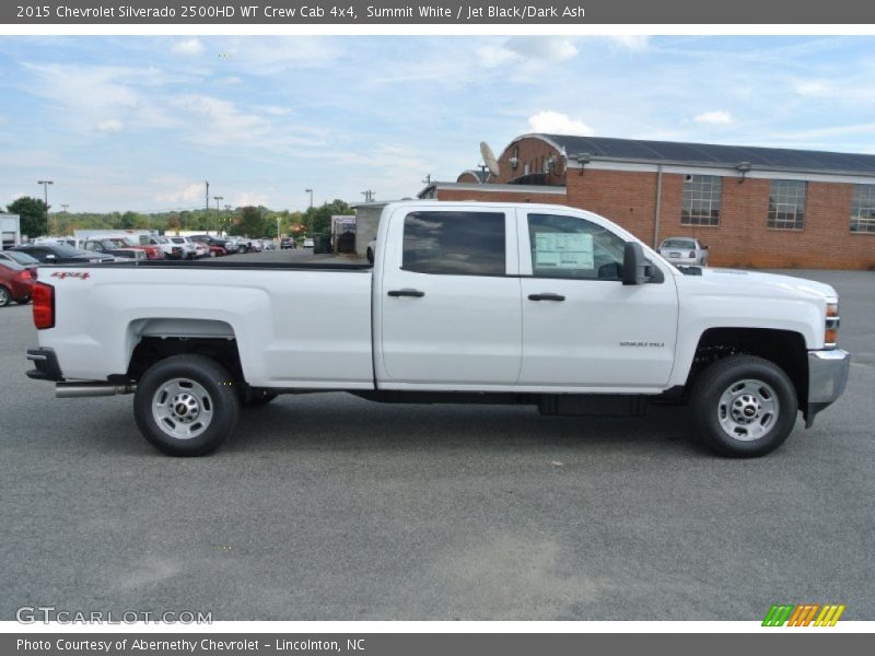 Summit White / Jet Black/Dark Ash 2015 Chevrolet Silverado 2500HD WT Crew Cab 4x4