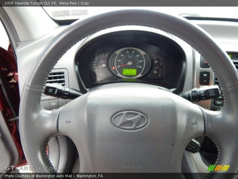 Mesa Red / Gray 2005 Hyundai Tucson GLS V6