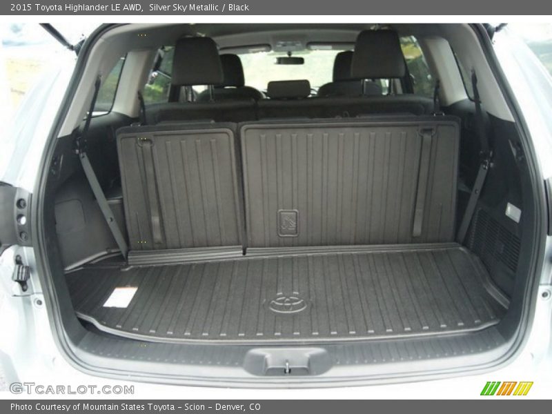 Silver Sky Metallic / Black 2015 Toyota Highlander LE AWD