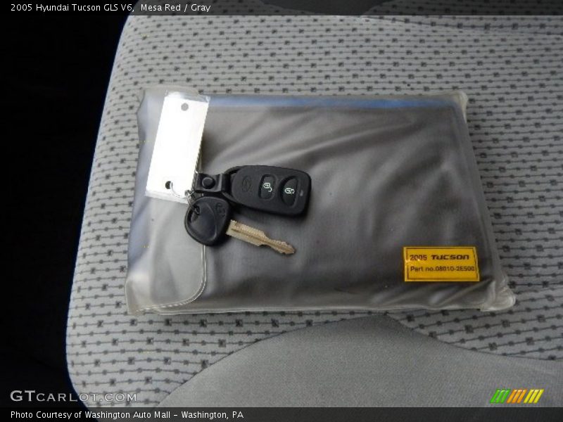 Mesa Red / Gray 2005 Hyundai Tucson GLS V6