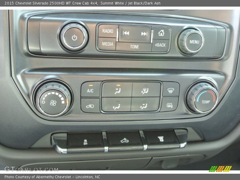 Summit White / Jet Black/Dark Ash 2015 Chevrolet Silverado 2500HD WT Crew Cab 4x4