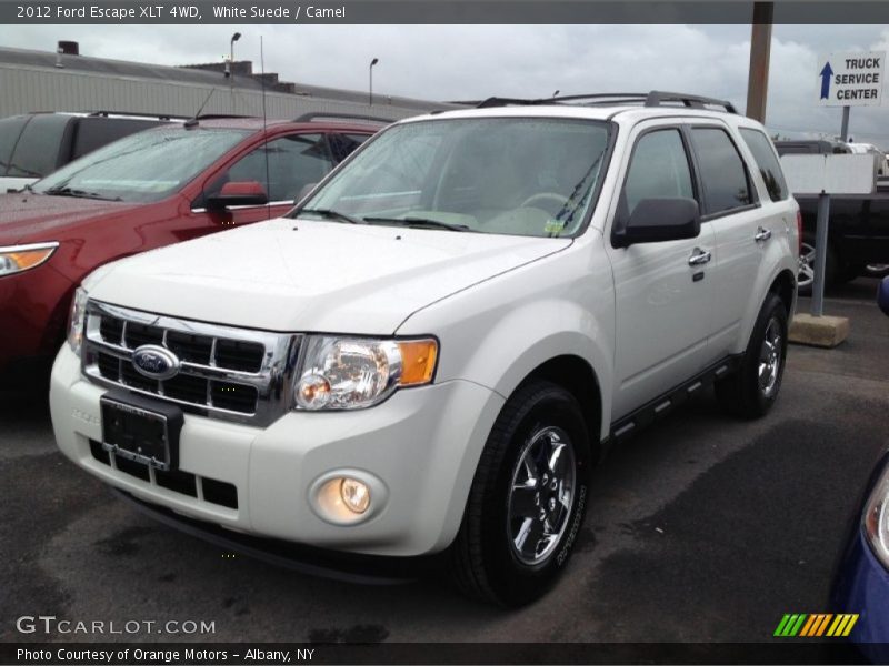 White Suede / Camel 2012 Ford Escape XLT 4WD