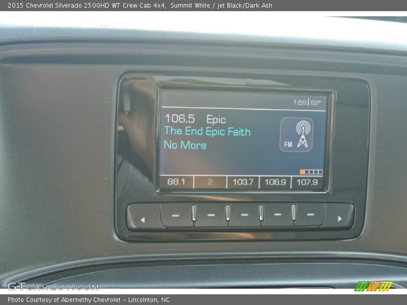 Summit White / Jet Black/Dark Ash 2015 Chevrolet Silverado 2500HD WT Crew Cab 4x4