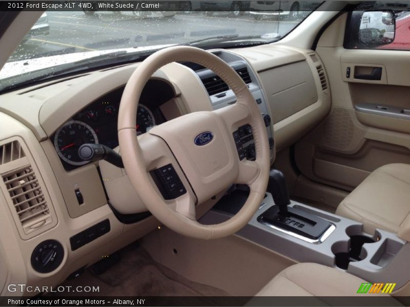 White Suede / Camel 2012 Ford Escape XLT 4WD