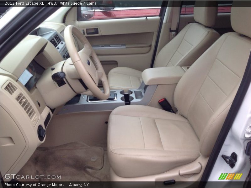 White Suede / Camel 2012 Ford Escape XLT 4WD